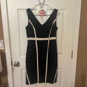 Black and white dress